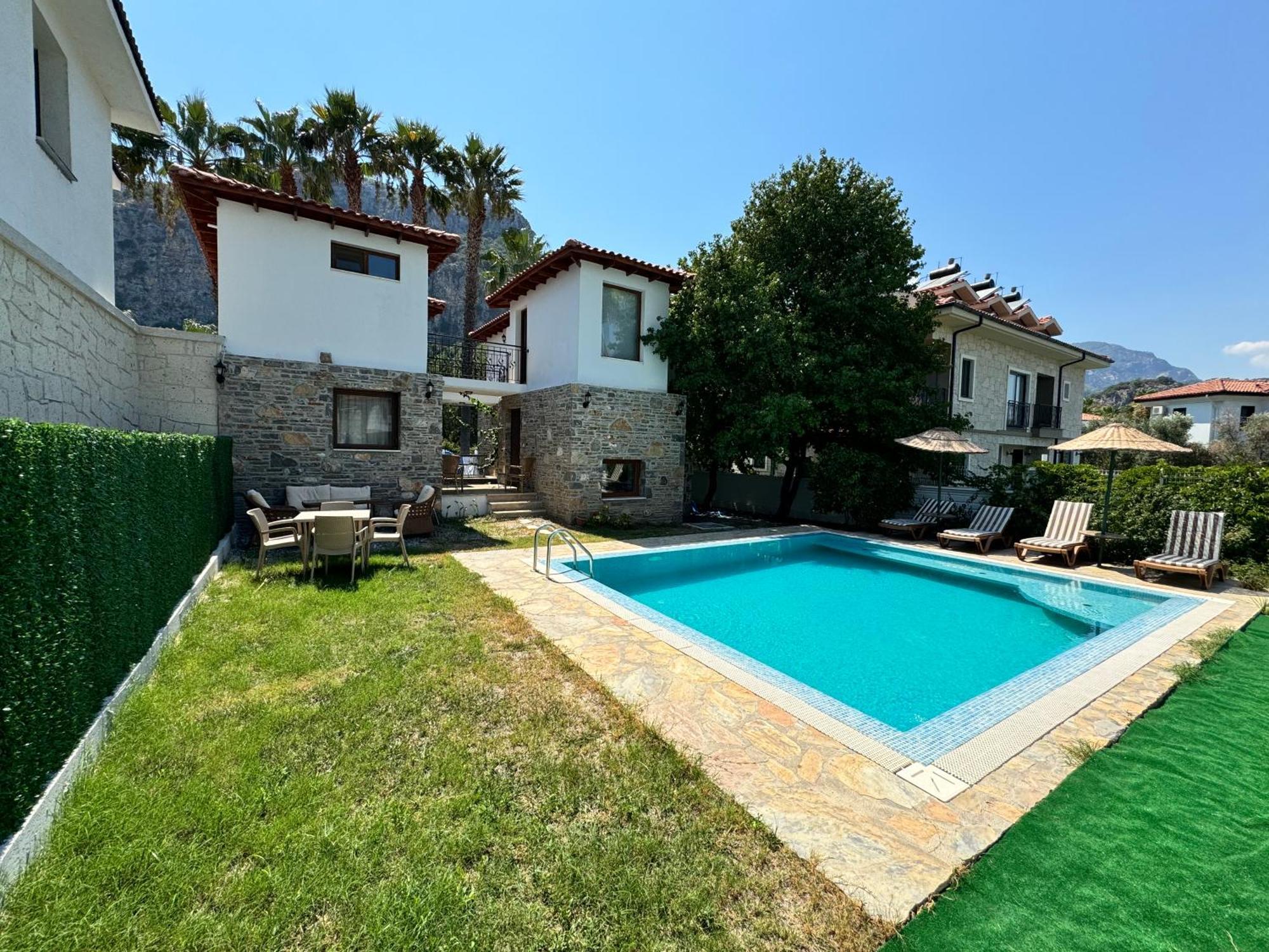 Villa Merry - Dalyan Stonehouse With Palmtrees, 50M To River Ortaca  Εξωτερικό φωτογραφία